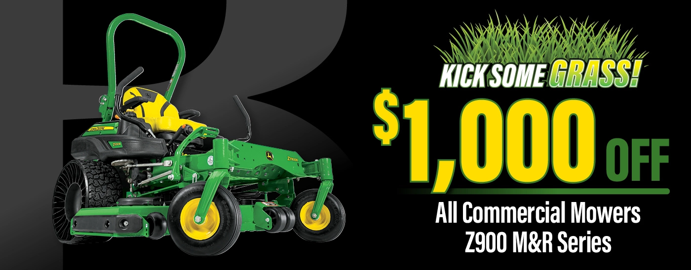 $1,000 OFF John Deere Z900 M & R Series Mowers