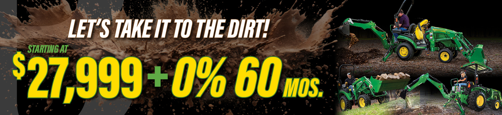 lets take it to the dirt
